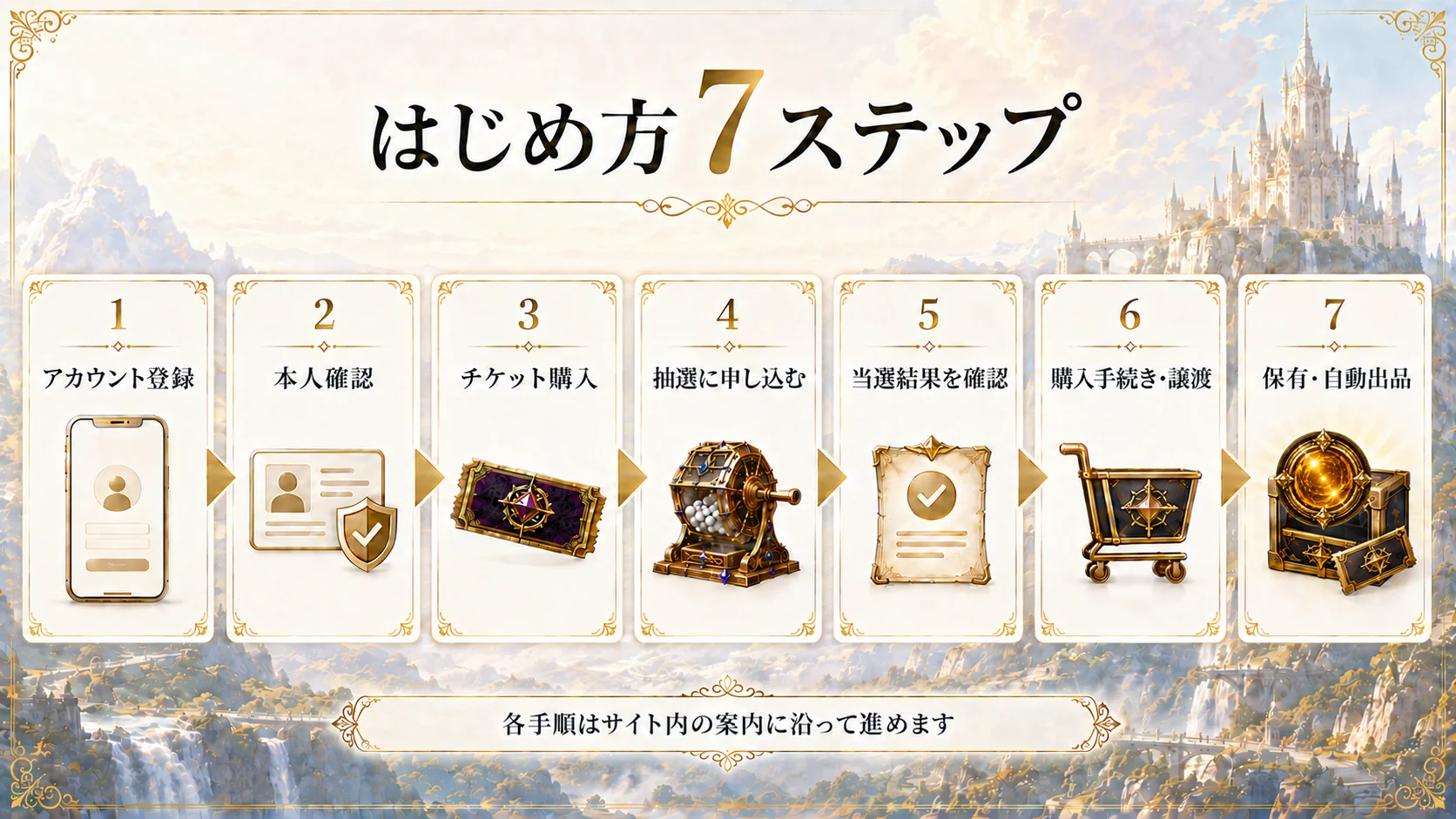 登録から保有・自動出品までの7ステップ